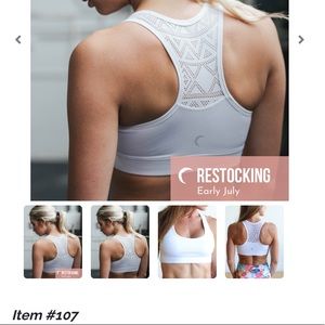 Classic White Bomber Bra (L)